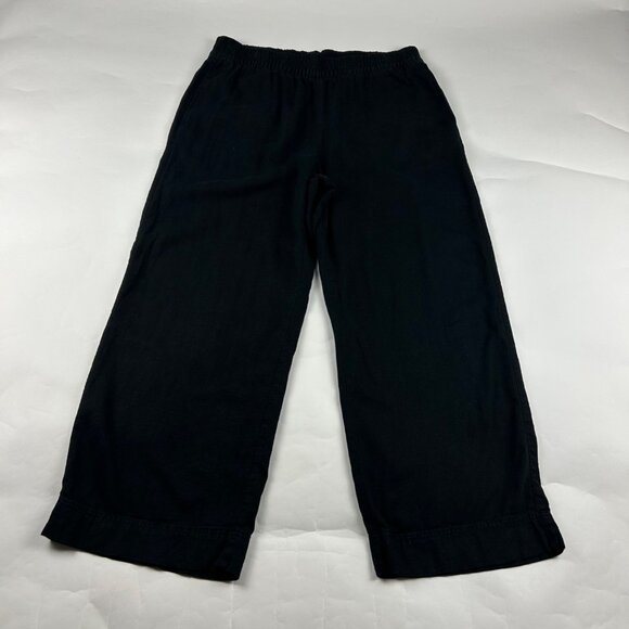 Old Navy Pants - Old Navy Black Linen Blend Wide Leg Lounge Pant L